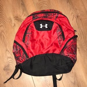 Red Under Armour backpack
